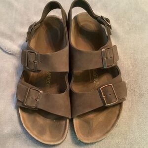 Birkenstock Brown Milano Sandals Men’s US 9.5 EUR 42